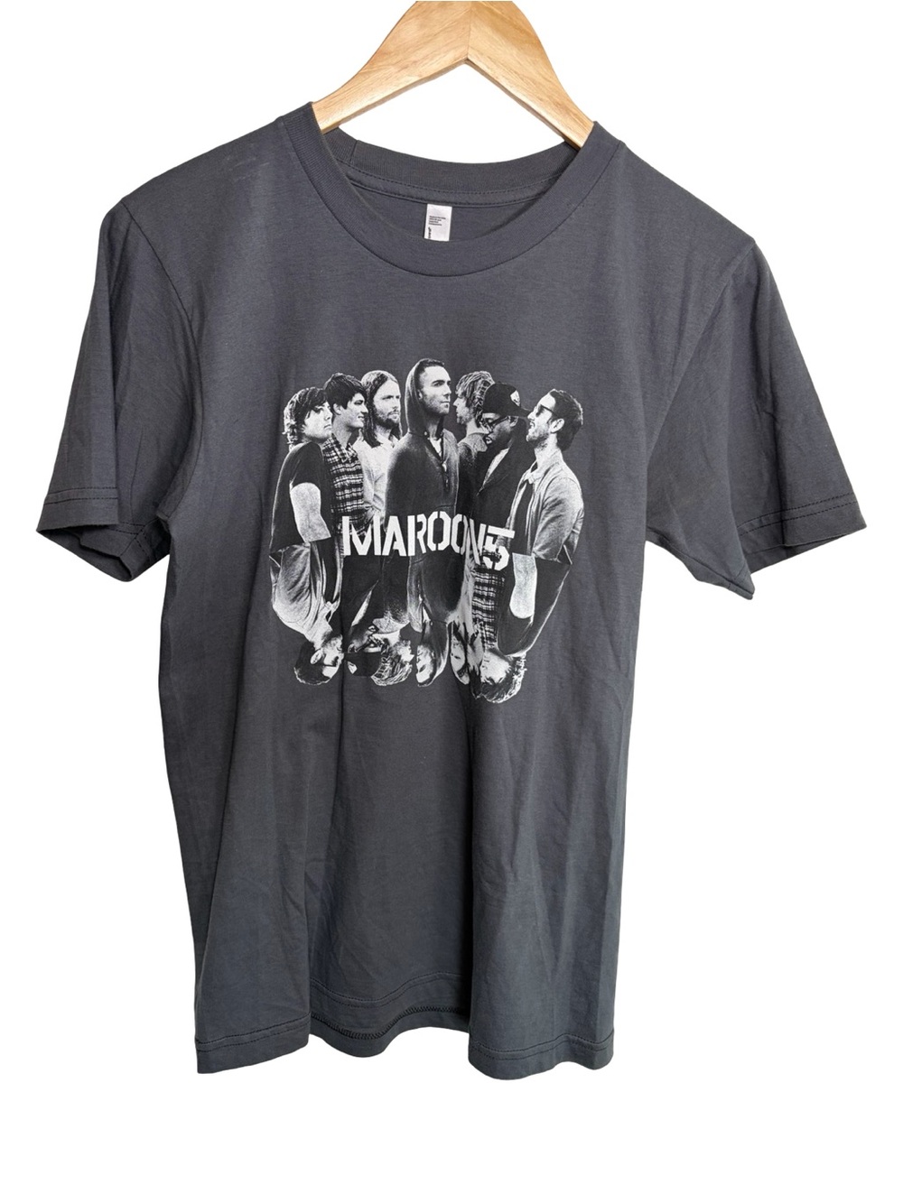 American Apparel Charcoal Maroon 5 Graphic Tee